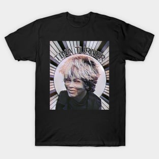 tina turner : Black and White retro design T-Shirt